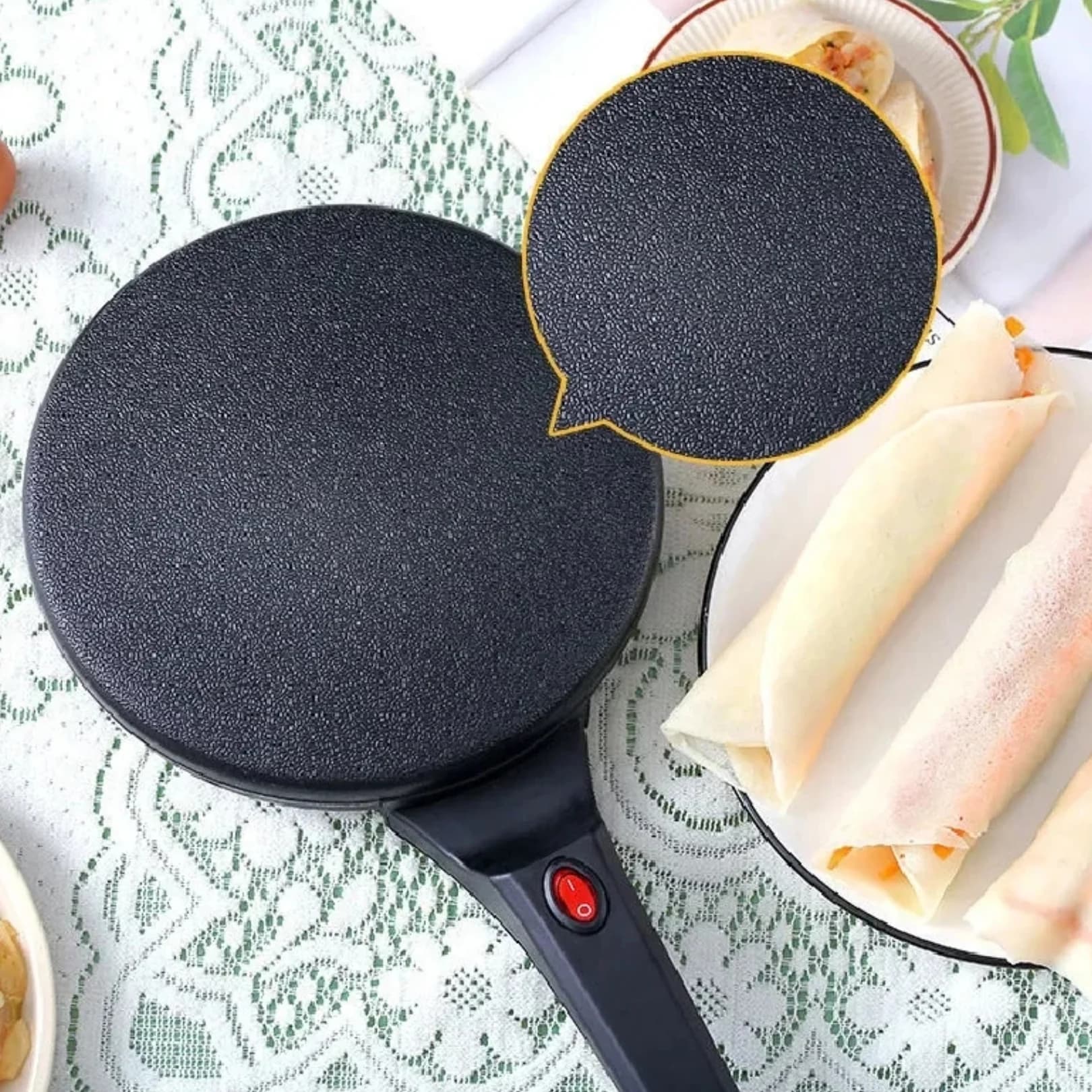 Električni aparat tiganj za palačinke